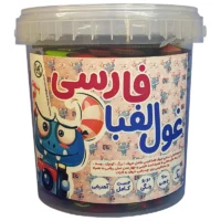 غول الفبای فارسی 2سری آهنربایی و چوبی