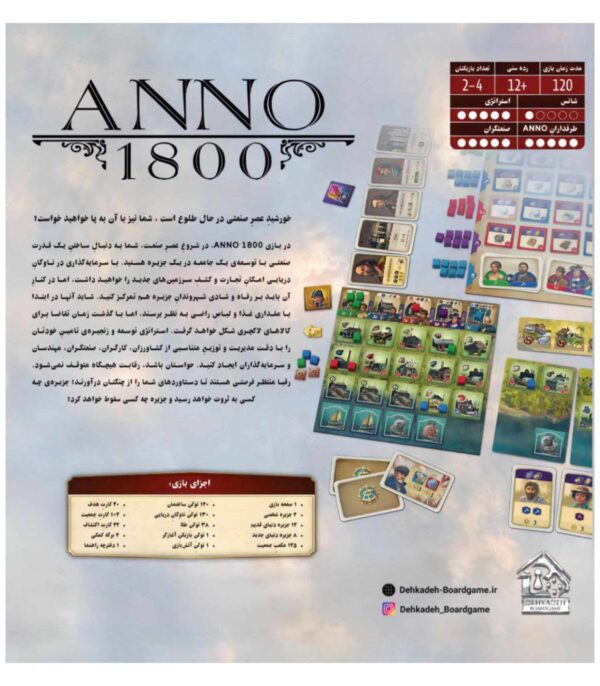 بازی انو 1800 Anno 1800: The Board Game