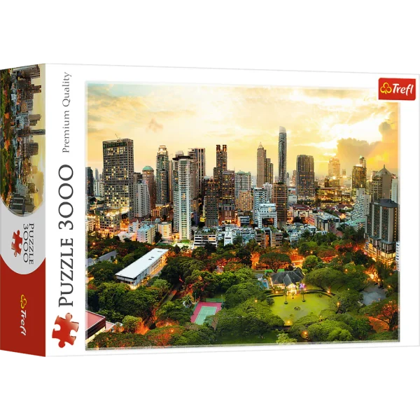 پازل ۳۰۰۰ تکه غروب بانکوک – تایلند Trefl Red 3000 Piece Puzzle - Sunset in Bangkok