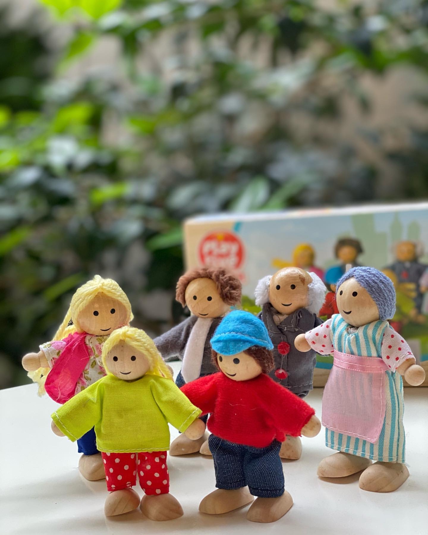 عروسک چوبی خانواده