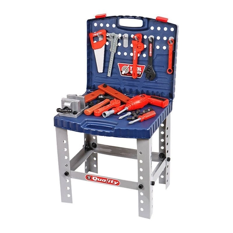 اسباب بازی میز ابزار چمدانی با دریل