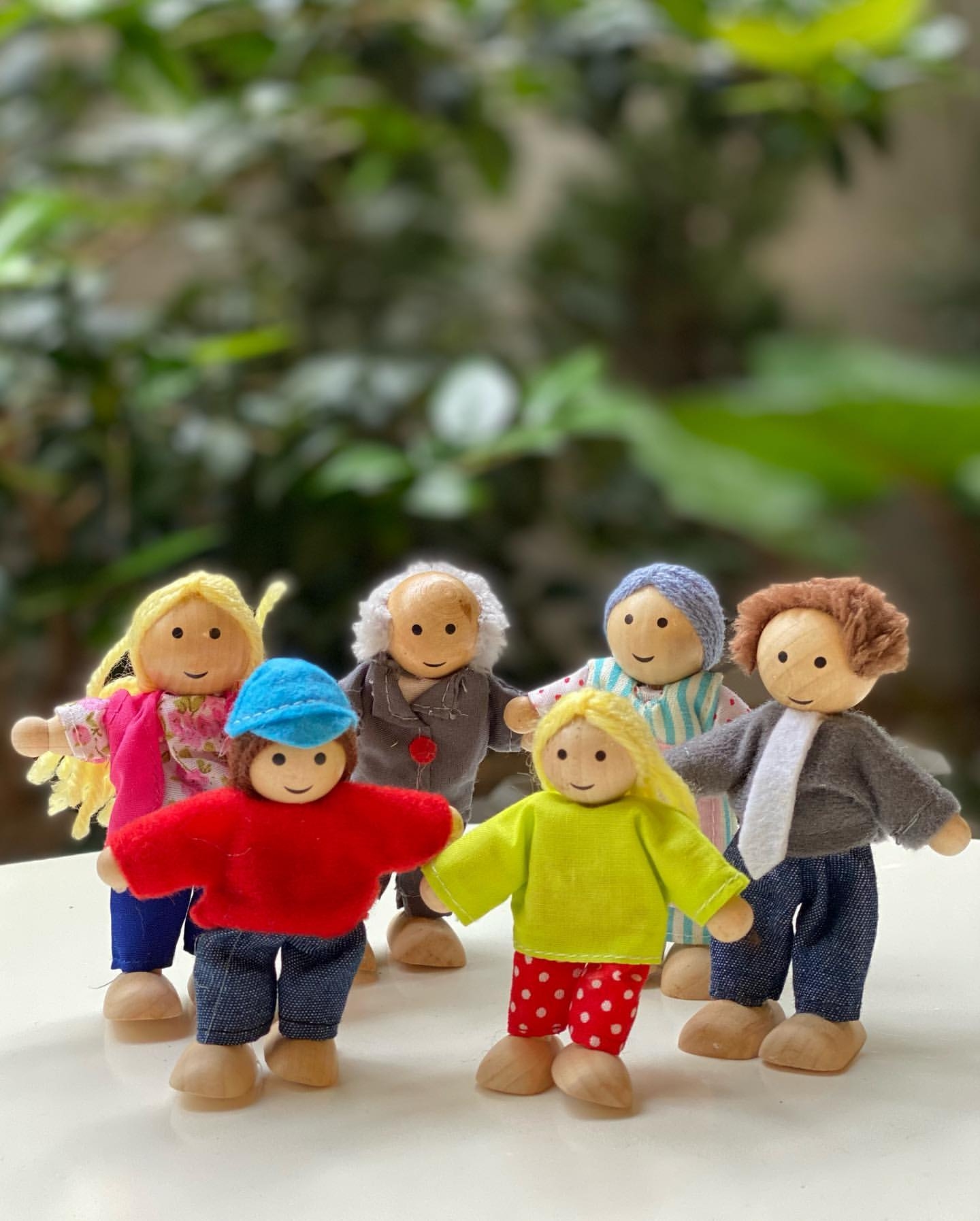 عروسک چوبی خانواده