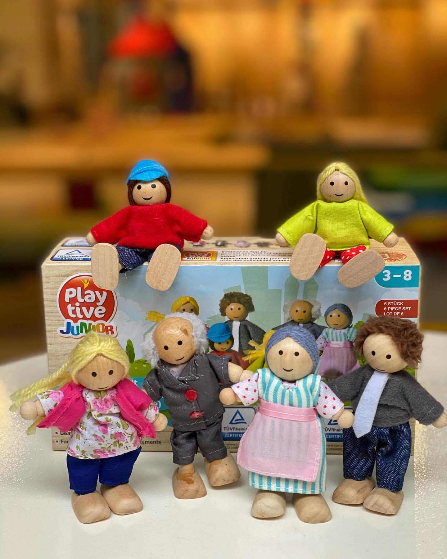 عروسک چوبی خانواده