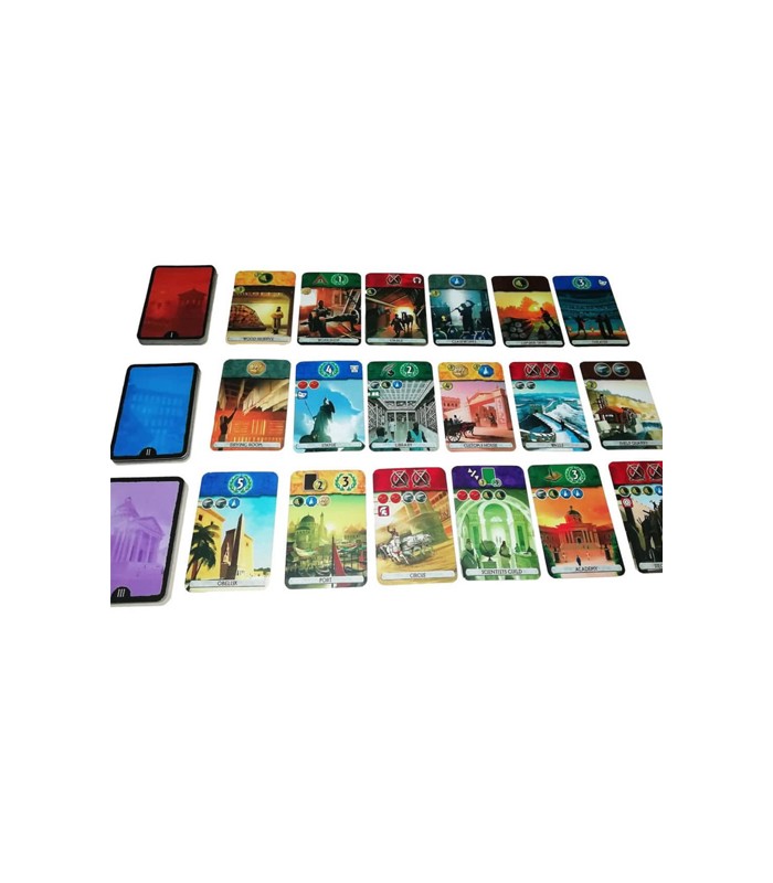 بازی فکری عجایب هفت گانه دوئل همراه با اکسپنشن پنتئون | 7Wonders Duel