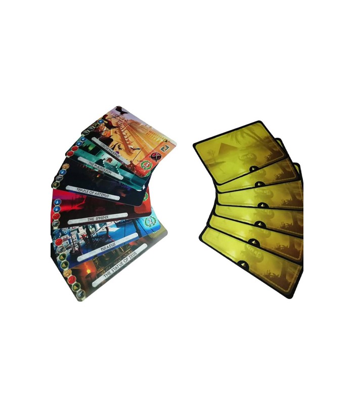 بازی فکری عجایب هفت گانه دوئل همراه با اکسپنشن پنتئون | 7Wonders Duel