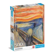 پازل کینگ 500 قطعه طرح جیغ (ادوارد مونک)